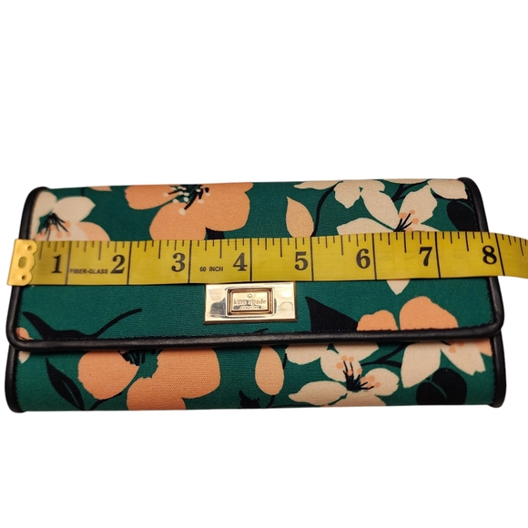 Kate Spade Lucia Blooms Canvas Wallet - Picture 9 of 10
